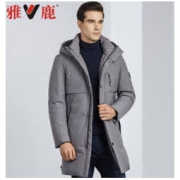 YALU 雅鹿 YZ67U2410 男士连帽加厚白鸭绒羽绒服