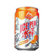 冰峰（ICE PEAK）汽水饮料陕西特产330ml*24罐装橙味