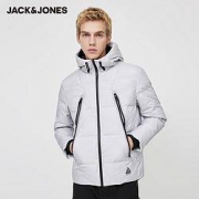 Jack Jones 杰克琼斯 219412516 连帽短款羽绒服
