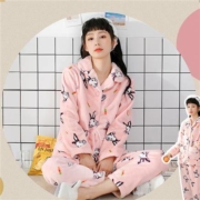 双11预售：芬腾 J98141741 女士珊瑚绒家居服套装