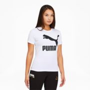 PUMA 彪马 logo女款短袖T恤 多色