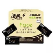 洁柔(C&S)  黑Face 3层130抽抽纸*18包 *2件