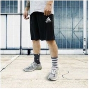 Adidas 阿迪达斯 adiKTW1S-BW 男士运动短裤