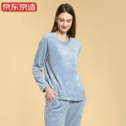 某东京造 100008108309 女款法拉绒家居服 +凑单品