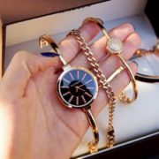 中亚Prime会员： ANNE KLEIN AK/1470 女款时装腕表手镯套装 295.93元包邮（未含税）