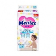 Merries 妙而舒 婴儿纸尿裤 L54片