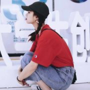 champion 冠军 情侣款 纯色修身基础款经典 T恤
