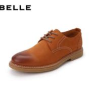 1日0点！ BeLLE 百丽 B3HA7BM9O 男士牛皮商务系带皮鞋