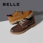 1日0点！BeLLE 百丽 6WY01AM0 男款工装皮鞋