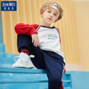 亲肤透气！JEANSWEST 真维斯 儿童运动套装