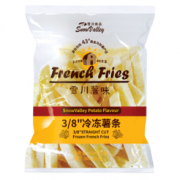 4日10点！雪川薯味 3/8粗冷冻薯条 500g 4.9元（限量7000件）