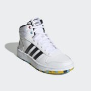 成人可穿！Adidas 阿迪达斯 Hoops MID 2.0 大童高帮板鞋