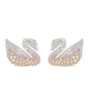 黑卡会员SWAROVSKI 施华洛世奇 5215037 渐变色天鹅耳钉