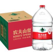 苏宁SUPER会员！ 农夫山泉 天然饮用水 5L*4桶