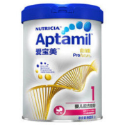 Aptamil 爱他美 白金版 婴幼儿奶粉 中文版 1段 900g *2件