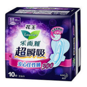 有券的上： Laurier 乐而雅 超瞬吸 纤巧夜用 护翼型卫生巾 30cm*10片 *2件