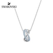 王一博海报款！Swarovski 施华洛世奇 Twist Rows 125周年纪念款 灵动交错女士项链5582806 直邮含税到手￥471.96