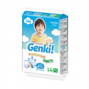 Nepia 妮飘 Genki!拉拉裤L4片+幸福未来 婴儿湿巾 80片