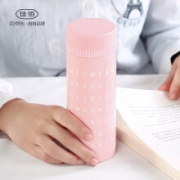 佳佰 LYBW-4535-2 304不锈钢保温杯 350ml 粉色 *3件