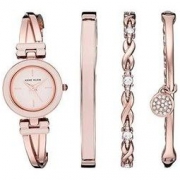 ANNE KLEIN AK3284LPST 女款时装腕表+手镯套装