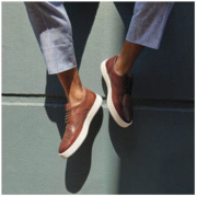 京东PLUS会员： clarks 其乐 261494237 Hero Limit 布洛克雕花乐福鞋