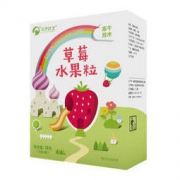 欧瑞园宝宝零食溶溶豆入口即化冻干草莓味水果溶豆18g *8件