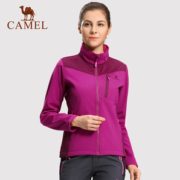 保暖防寒  ！CAMEL 骆驼 A6W149125 女士冲锋衣外套