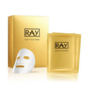 妆蕾RAY补水面膜 金色蚕丝面膜10片（泰国RAY面膜 原装进口 补水保湿 收缩毛孔 提亮肤色） *2件