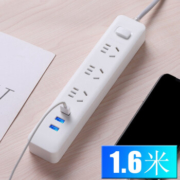 慢津贴：wookate 羽凯 多功能插1.6米排 三插位+3USB