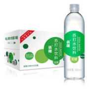 依能 青柠味 无糖无汽弱碱苏打水 饮料 500ml*15瓶 塑膜量贩装 *2件