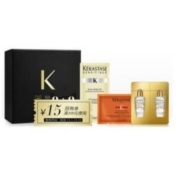 天猫U先：KERASTASE 卡诗 洗发水10ml*1+发膜15ml*1+精油2ml*2