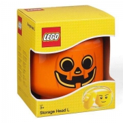百亿补贴 : LEGO 乐高 room收纳盒 万圣节南瓜头整理箱