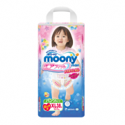 88VIP！ moony 尤妮佳 女宝宝畅透拉拉裤 XL38