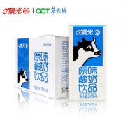 占香港鲜奶市场70%份额 晨光 原味全脂酸奶 200ml*12盒*2提