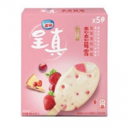 雀巢呈真 冰淇淋 蔓越莓白巧克力草莓芝士口味雪糕 60g*5支 *4件