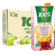 天然新鲜！汇源 青春版 苹果汁 1L*5盒