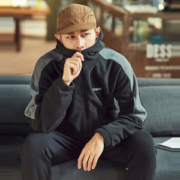唐狮 20秋冬新款 男摇粒绒拼接加厚外套