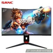 SANC N76Pro 27英寸VA显示器（1500R、240Hz、FreeSync）