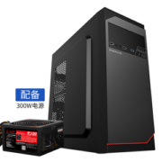 1日0点： BUBALUS 大水牛 天睿 1008升级版 机箱 黑色 300W电源套装
