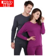 纯棉舒适！Hodo 红豆  男女款保暖内衣套装