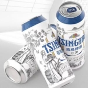 双11预售：TSINGTAO青岛啤酒 全麦白啤啤酒 500ml*12听