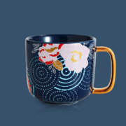 共禾京品 中国风 创意陶瓷杯 350ml