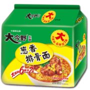 苏宁SUPER会员！今麦郎 大今野 葱香排骨泡面 5包*111g *2件 0元（双重优惠）