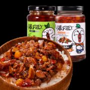 吉香居 暴下饭牛肉酱菜拌饭酱 250g*4