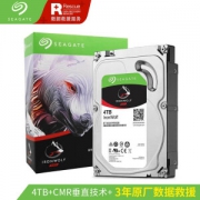 SEAGATE 希捷 酷狼 5900RPM 64MB SATA NAS机械硬盘 4TB（ST4000VN008）