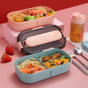 WORTHBUY 沃德百惠 便携饭盒 1200ml 含餐具3件套