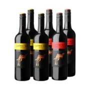 双11预售、88VIP：YellowTail黄尾袋鼠 西拉750ml*3瓶+赤霞珠750ml*3瓶