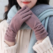 【茹慕伊人】秋冬季女士加绒保暖手套