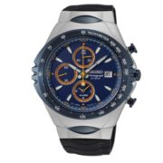 Seiko 精工 Macchina Sportiva限量版 SNAF85 三眼计时运动时尚男表 含税到手新低￥1127.93