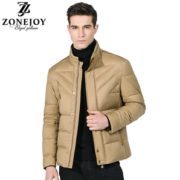 防寒保暖！ZONEJOY 庄爵 98192201 男士短款外套 49.9元包邮（需用券）